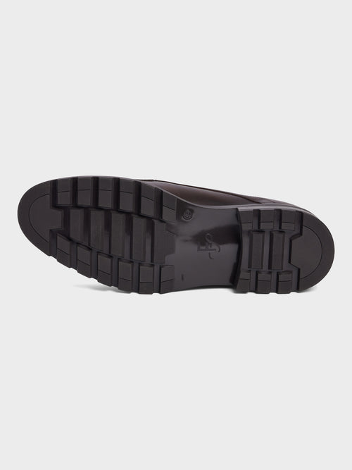 Boots en cuir lisse marron - Father & Sons   - 3 