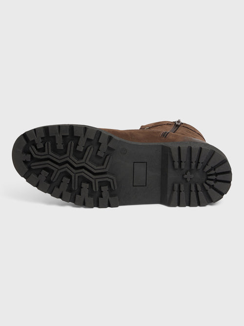 Boots en cuir nubuck marron - Father & Sons   - 3 