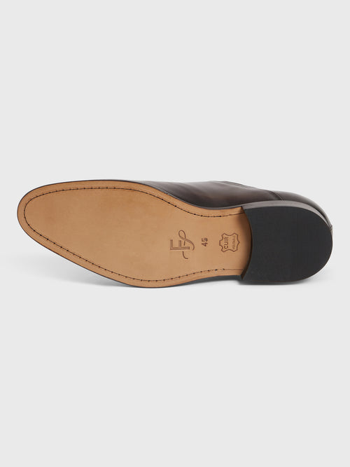 Richelieus en cuir lisse marron - Father & Sons   - 3 