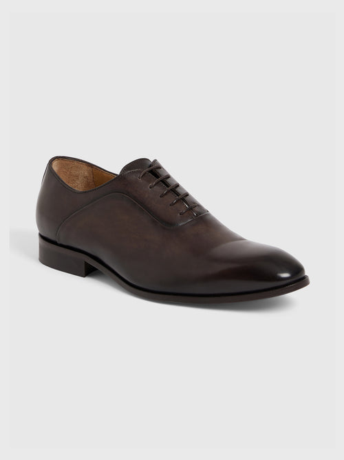 Richelieus en cuir lisse marron - Father & Sons   - 1 