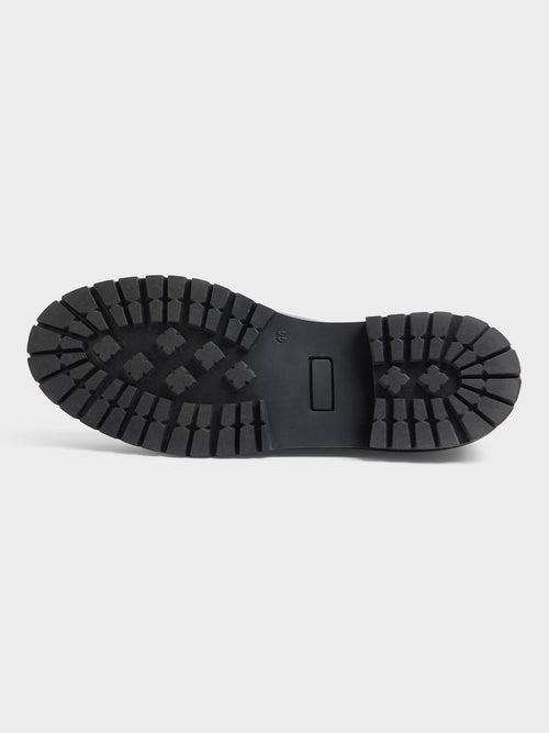 Derbies en cuir lisse noir - Father & Sons   - 3 
