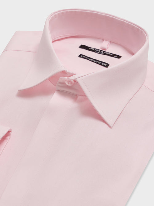 Chemise non-iron slim en coton oxford rose - 2 - Father & Sons   - 10 