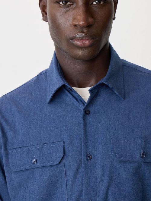 Surchemise bleu indigo - Father & Sons   - 3 