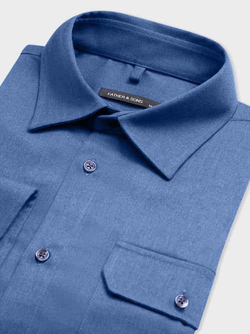 Surchemise bleu indigo - Father & Sons   - 6 