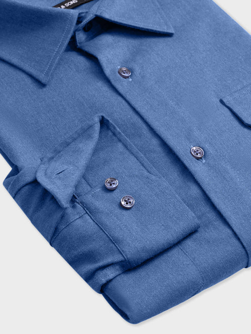 Surchemise bleu indigo - Father & Sons   - 7 