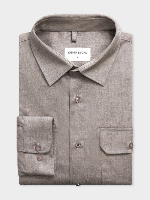 Surchemise marron - Father & Sons   - 4 