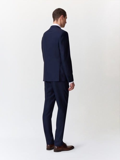 Costume 2 pièces regular en laine bleu marine - 2 - Father & Sons   - 20 