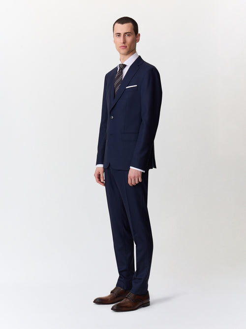 Costume 2 pièces regular en laine bleu marine - 1 - Father & Sons   - 20 