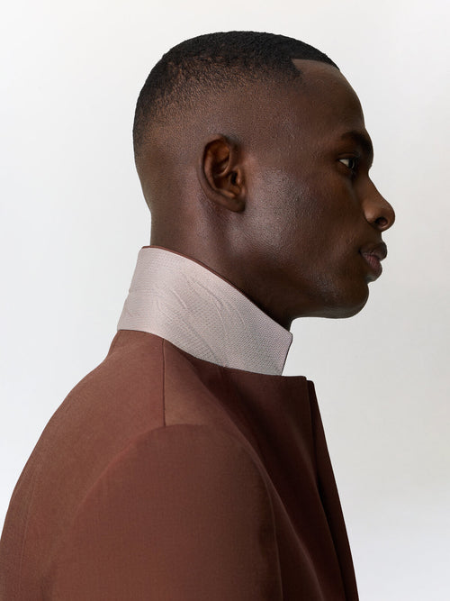 Costume 2 pièces slim en laine terracotta - Father & Sons   - 5 