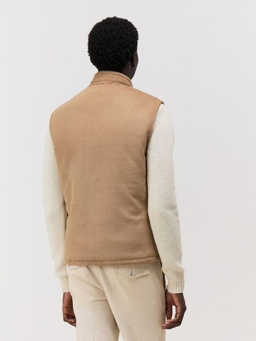 Doudoune light sans manches camel - 2 - Father & Sons   - 13 