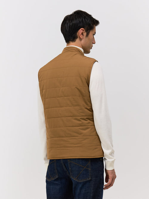 Doudoune light sans manches marron - 2 - Father & Sons   - 12 
