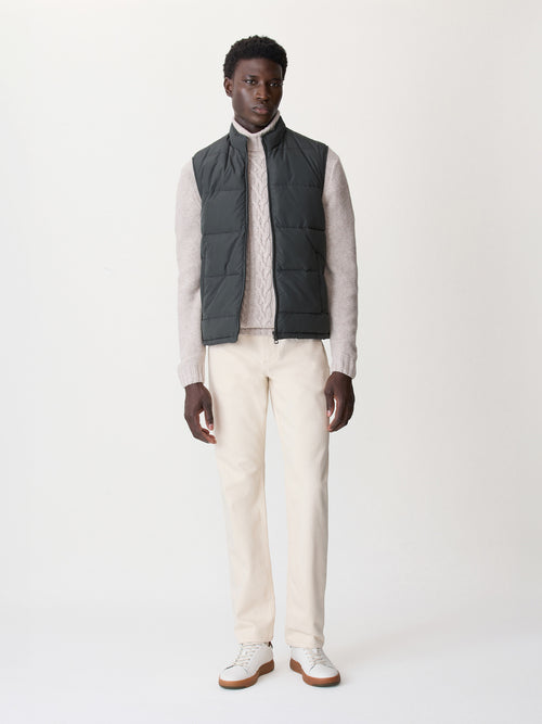 Doudoune sans manches kaki - Father & Sons   - 4 
