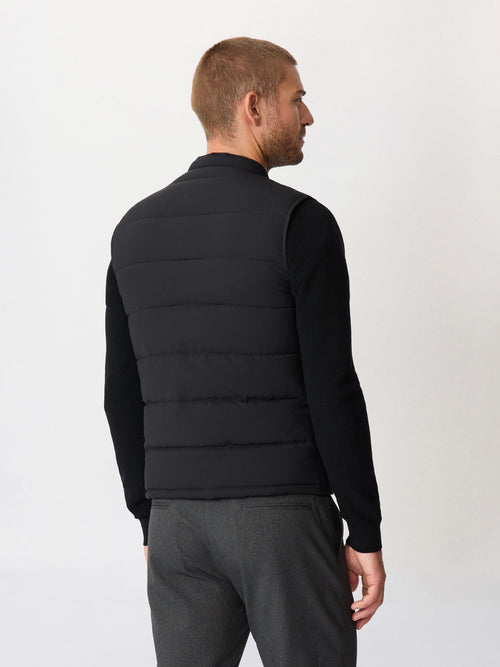 Doudoune sans manches noire - 2 - Father & Sons   - 2 