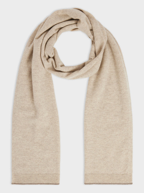 Echarpe en cachemire beige - Father & Sons   -  