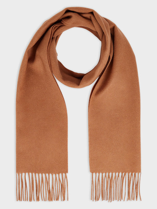 Echarpe en laine camel - Father & Sons   - 1 