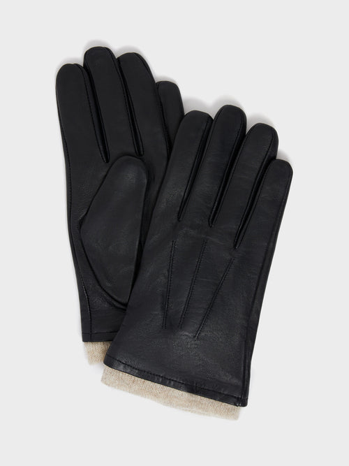 Gants en cuir noir - 1 - Father & Sons   - 17 