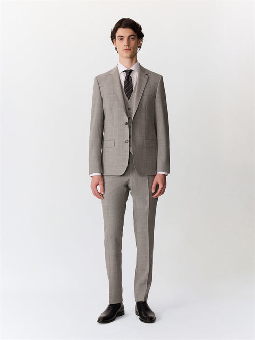 Gilet de costume en laine grise - Father & Sons   - 4 