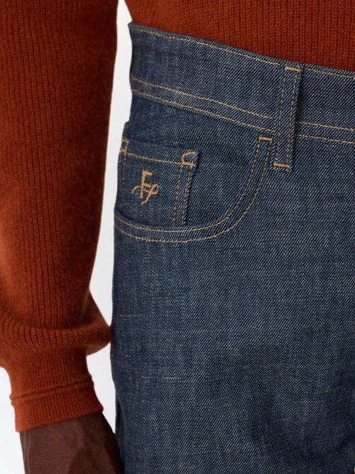 Jean Josh regular en coton stretch bleu gris - Father & Sons   - 3 