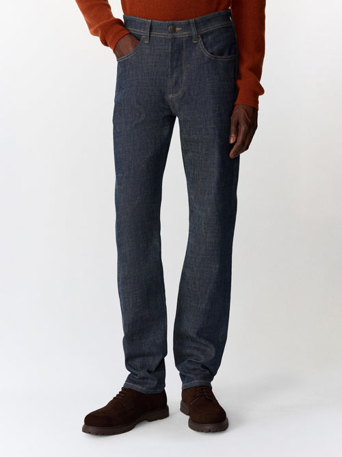 Jean Josh regular en coton stretch bleu gris - Father & Sons   - 1 