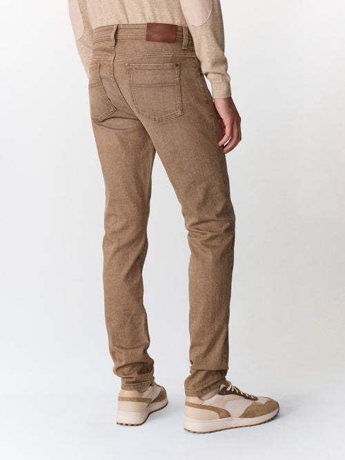 Jean Jody slim en coton stretch camel - Father & Sons   - 2 