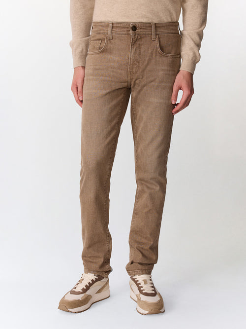 Jean Jody slim en coton stretch camel - Father & Sons   - 1 