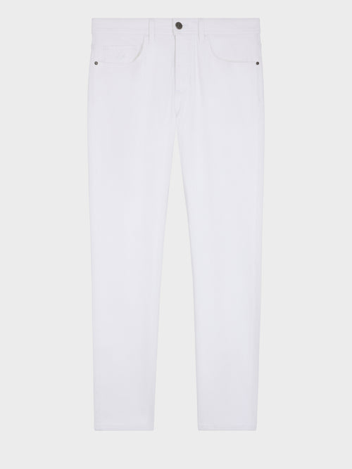Jean Josh regular en coton stretch blanc - Father & Sons   - 5 