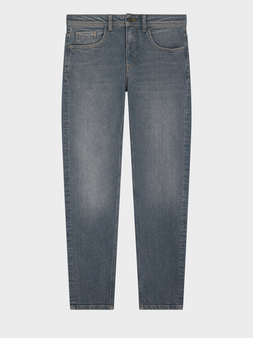 Jean Jody slim en coton stretch bleu gris - Father & Sons   -  