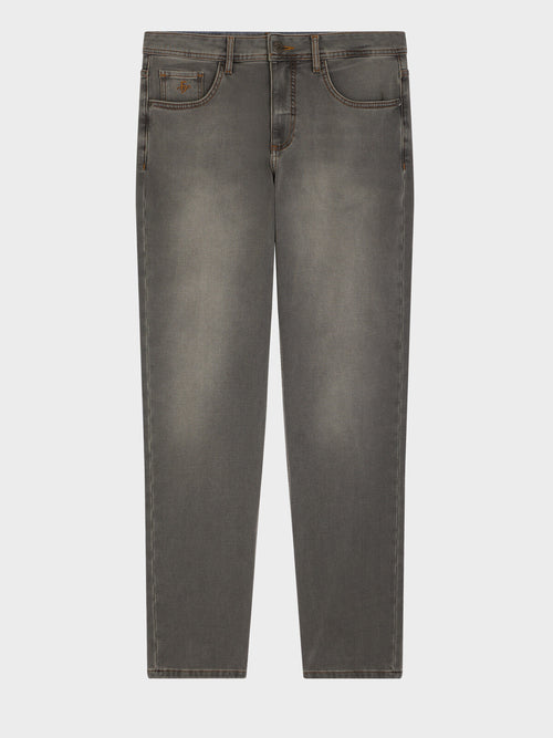 Jean Jack semi regular en coton stretch kaki - Father & Sons   - 5 