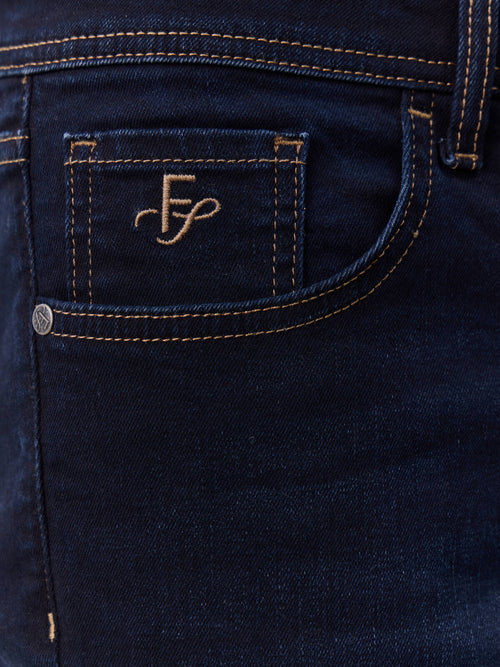 Jean Jody slim en coton stretch bleu marine - Father & Sons   - 3 