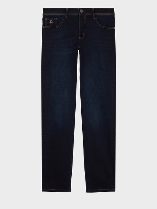Jean Jody slim en coton stretch bleu marine - Father & Sons   - 4 