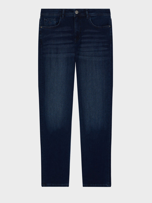 Jean Jody slim en coton stretch bleu marine - Father & Sons   - 4 