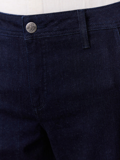 Jean Jim slim en coton stretch bleu marine - Father & Sons   - 3 