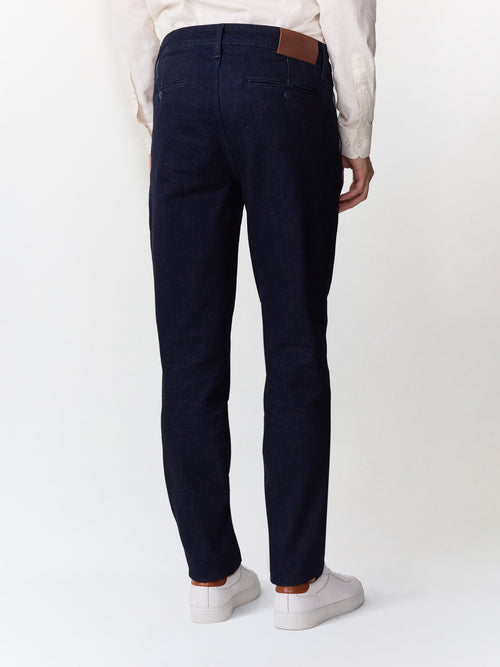 Jean Jim slim en coton stretch bleu marine - 2 - Father & Sons   - 19 