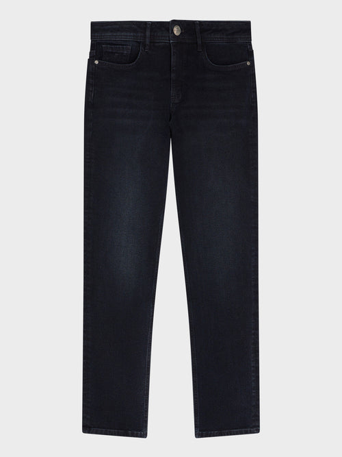Jean Jody Slim en coton stretch bleu marine - Father & Sons   - 5 