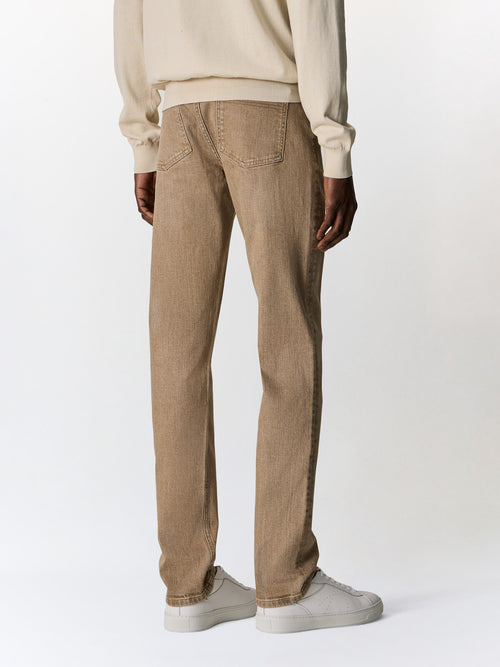 Jean Jody slim en coton stretch marron - 2 - Father & Sons   - 6 
