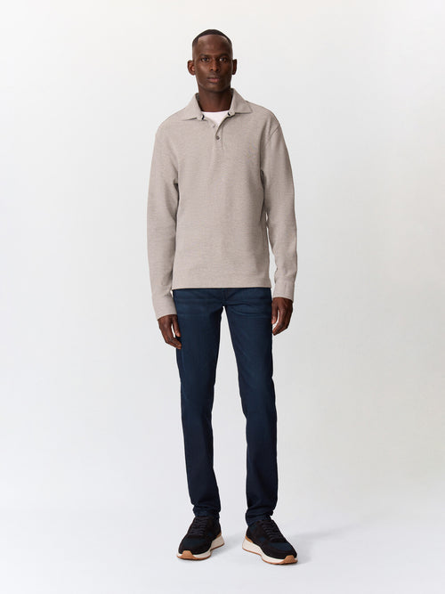 Jean Jody slim en coton stretch bleu marine - Father & Sons   - 4 