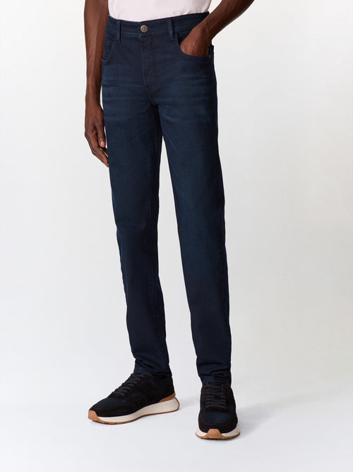 Jean Jody slim en coton stretch bleu marine - 1 - Father & Sons   - 10 