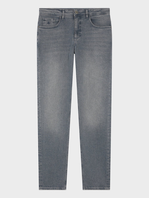 Jean Jack regular en coton stretch bleu gris - Father & Sons   - 5 