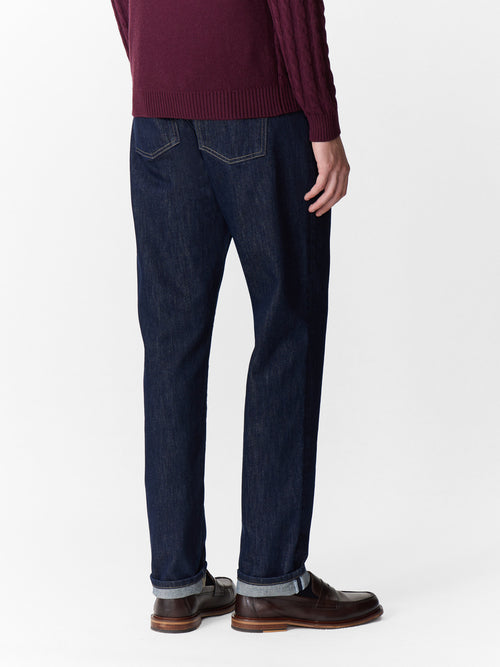 Jean Josh regular en coton bleu indigo - 2 - Father & Sons   - 6 
