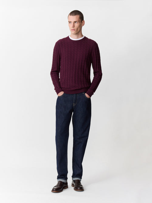 Jean Josh regular en coton bleu indigo - Father & Sons   - 4 