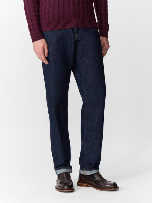 Jean Josh regular en coton bleu indigo - 1 - Father & Sons   - 6 