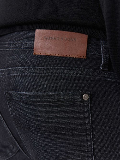 Jean Jody slim en coton stretch anthracite - Father & Sons   - 3 