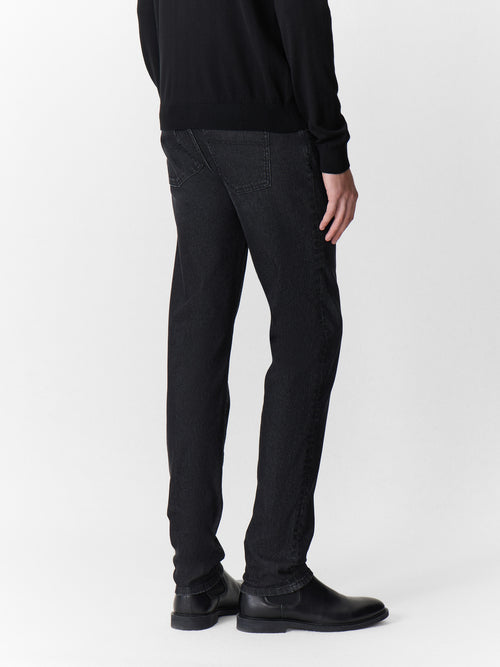 Jean Jody slim en coton stretch anthracite - 2 - Father & Sons   - 9 