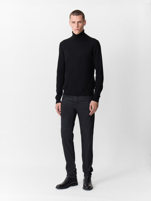 Jean Jody slim en coton stretch anthracite - Father & Sons   - 4 
