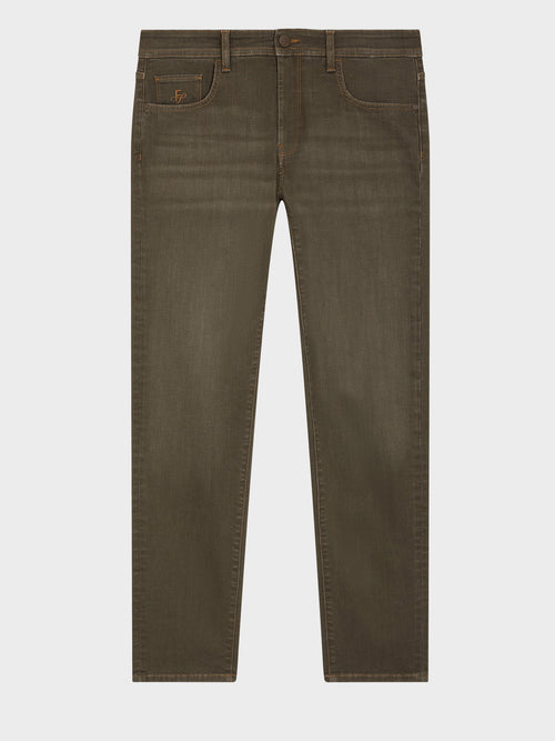 Jean Jody slim en coton stretch kaki - 1 - Father & Sons   - 6 