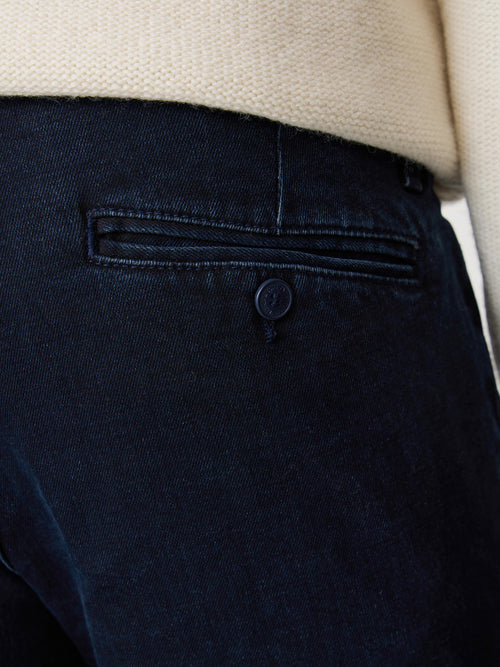 Jean Jim slim en coton stretch bleu marine - Father & Sons   - 3 