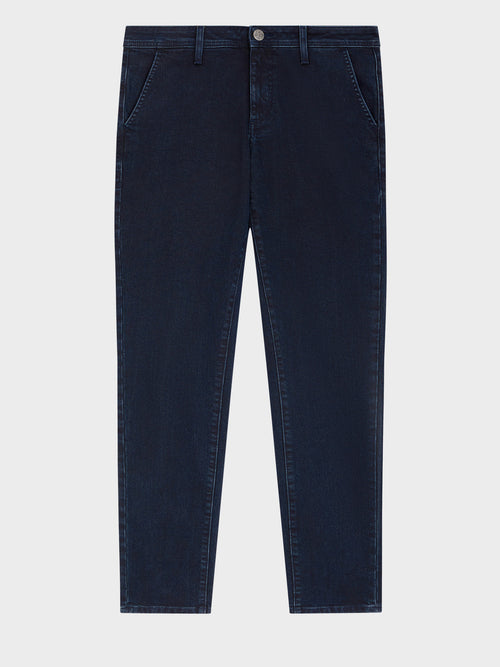 Jean Jim slim en coton stretch bleu marine - Father & Sons   - 5 