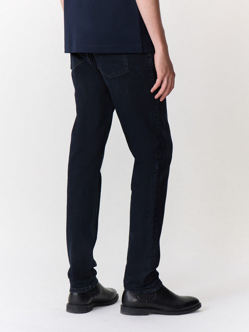 Jean Jody slim en coton stretch bleu marine - 2 - Father & Sons   - 7 