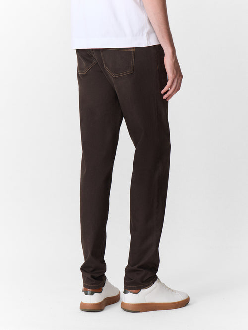 Jean Jody slim en coton stretch marron - 2 - Father & Sons   - 10 
