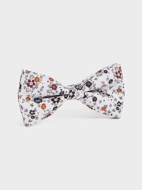 Noeud papillon à motif fleuri marron - Father & Sons   -  